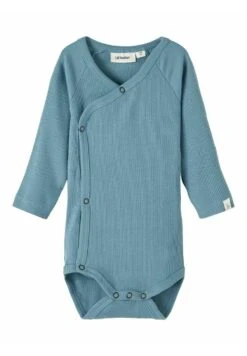 Lil Atelier Strampler Wickel - Body - Smoke Blue