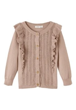 Lil Atelier Nmflara Ls Card - Vest - Rose Dust