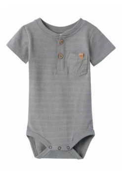 Lil Atelier Kurzarm - Body - Frost Gray