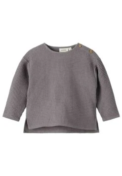 Lil Atelier Mit Langen Ärmeln Waffelstrick - Longsleeve - Quiet Shade