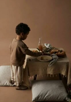 Lil Atelier Knöchellange Loose Fit - Broek - Whitecap Gray