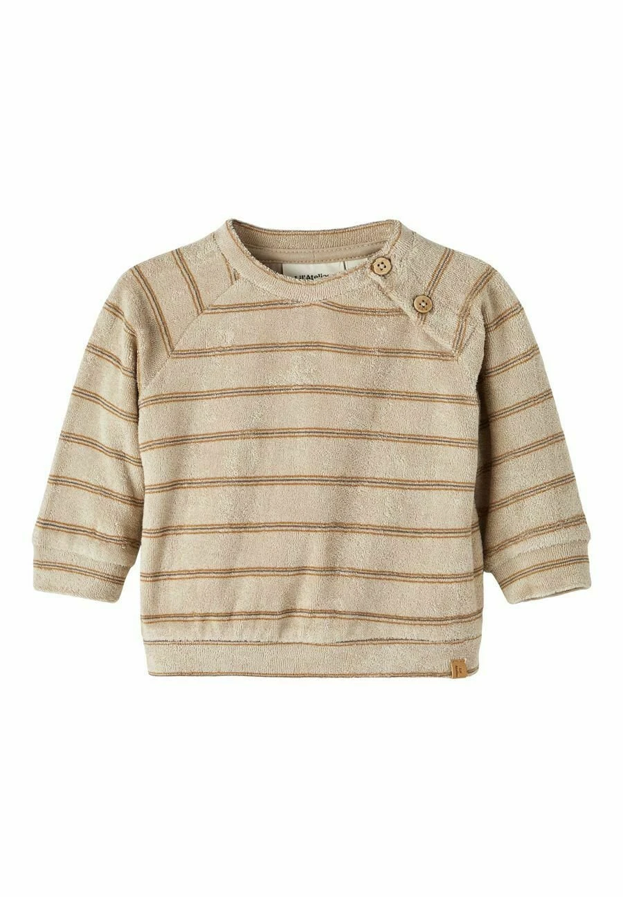 Lil Atelier Loose Fit - Sweater - White Pepper