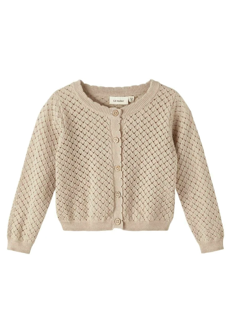 Lil Atelier Langarm - Vest - Humus