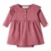 Lil Atelier Strampler - Jerseyjurk - Dry Rose