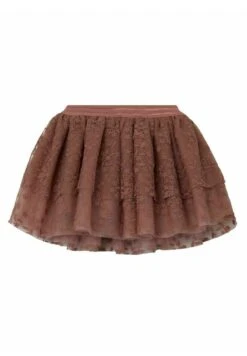 Lil Atelier Festlicher - Plooirok - Burlwood