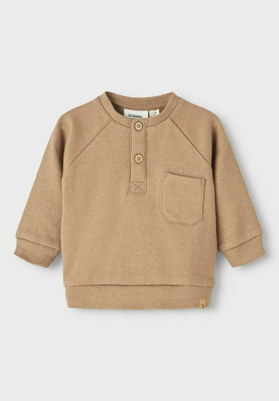 Lil Atelier Loose Fit - Sweater - Tan - Afbeelding 4
