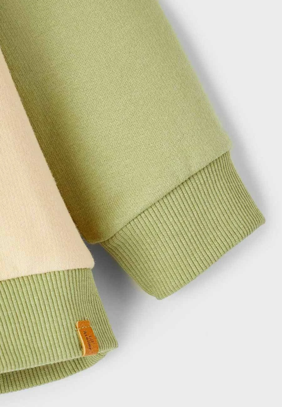 Lil Atelier Loose Fit - Sweater - Sage - Afbeelding 3
