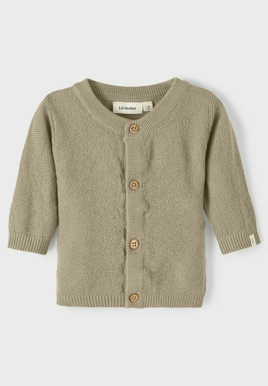 Lil Atelier Langarm - Vest - White Pepper - Afbeelding 4