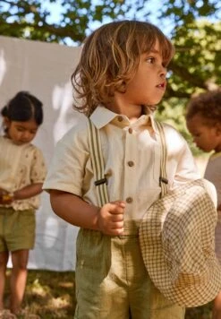 Lil Atelier Nmmhadam Ss - Overhemdblouse - Turtledove