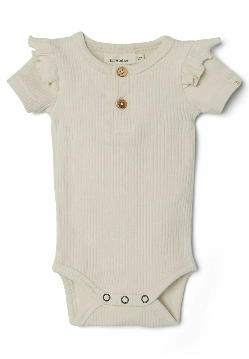 Lil Atelier Kurzarm - Body - Turtledove