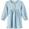Lil Atelier Spijkerjurk - Light Blue Denim
