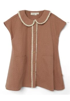 Lil Atelier Nmfdolly Ss - Blousejurk - Mocha Mousse