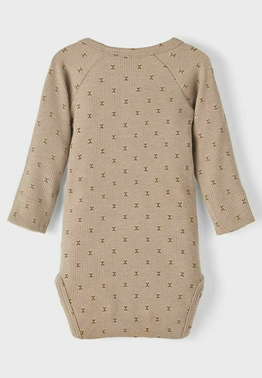 Lil Atelier Langarm - Body - Light Brown - Afbeelding 3