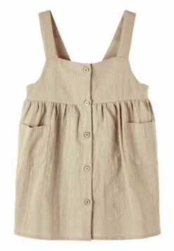 Lil Atelier Rock Bio-Träger - Jurk - Croissant