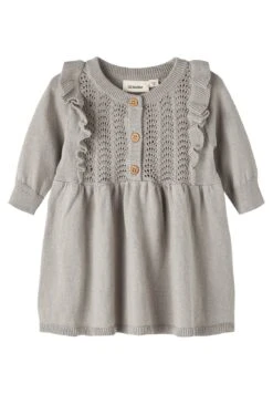 Lil Atelier Nbflara Ls Lil - Gebreide Jurk - Wet Weather