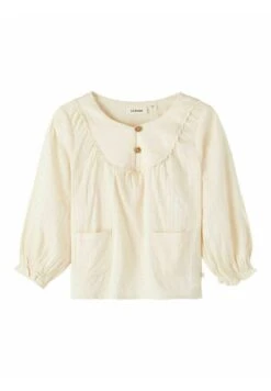 Lil Atelier Langarm - Blouse - Whitecap Gray