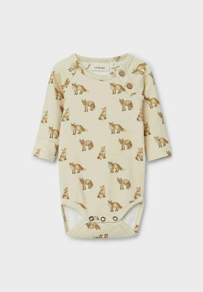 Lil Atelier Langarm - Body - Fog - Afbeelding 4