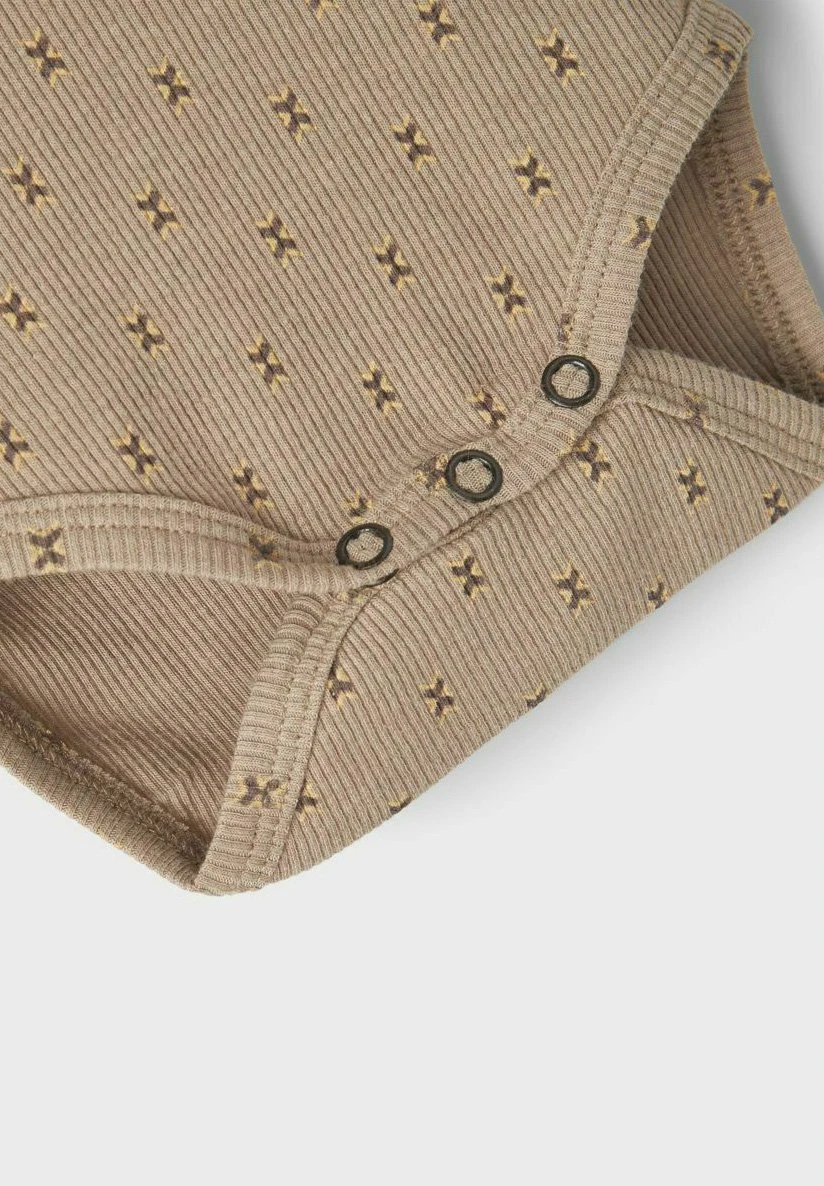 Lil Atelier Langarm - Body - Light Brown - Afbeelding 4