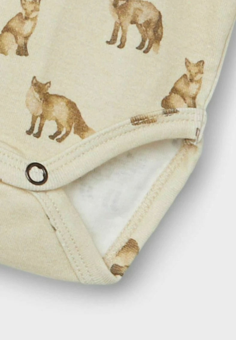 Lil Atelier Langarm - Body - Fog - Afbeelding 3