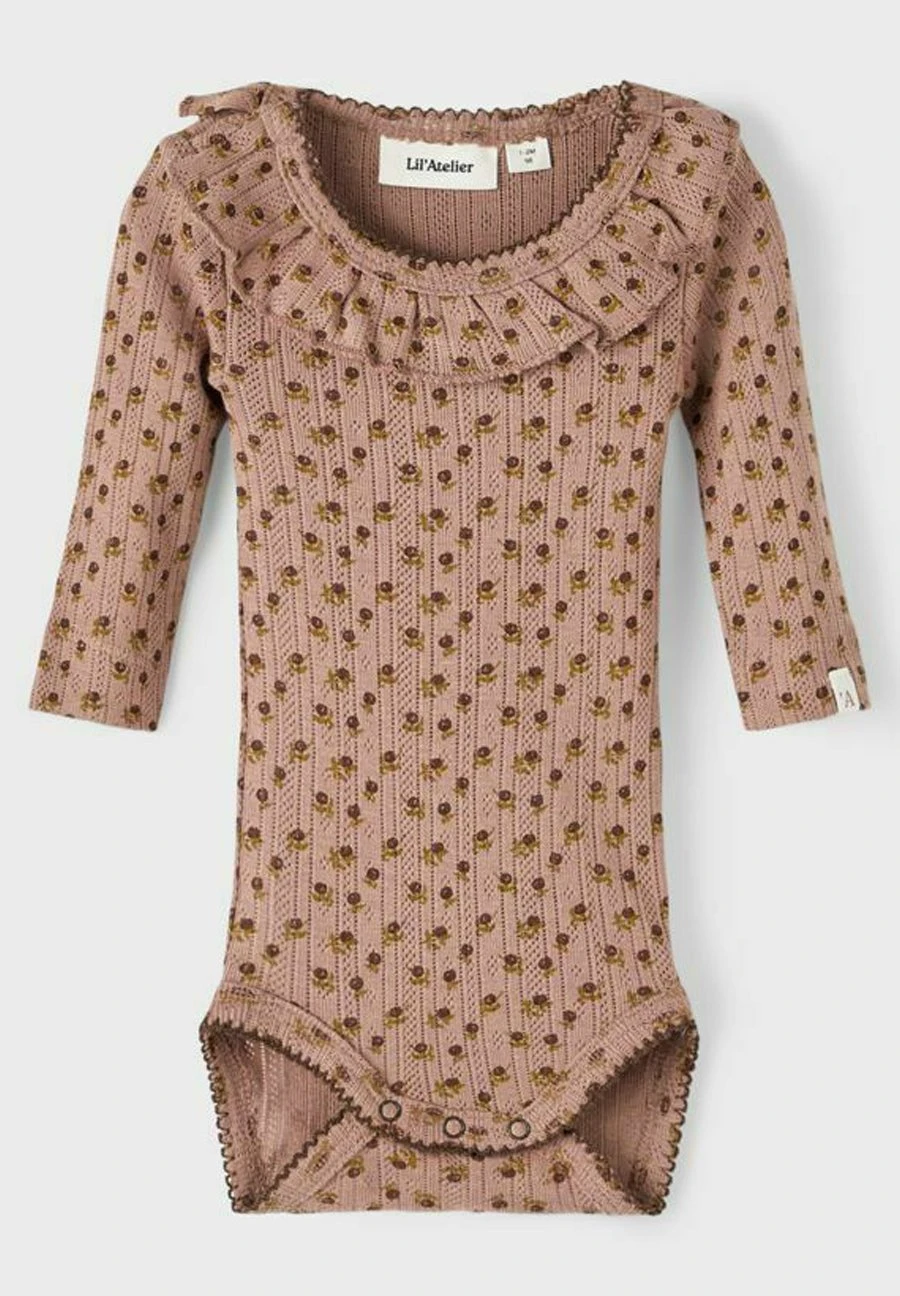 Lil Atelier Nbfrachello Ls Slim Wi Hea Lil - Body - Burlwood - Afbeelding 4
