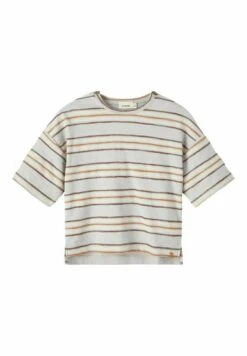 Lil Atelier Loose Fit - T-Shirt Print - Harbor Mist