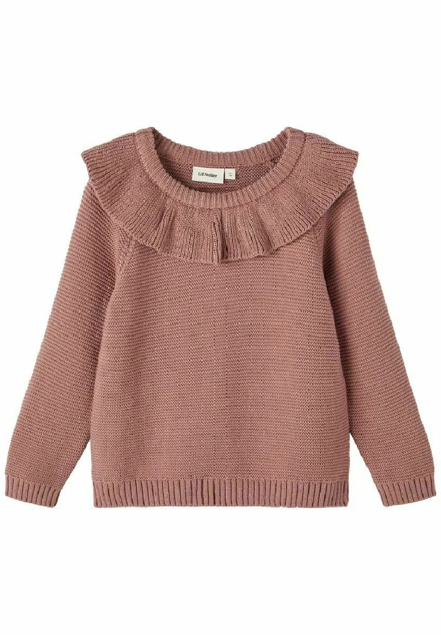 Lil Atelier Langarm - Trui - Burlwood