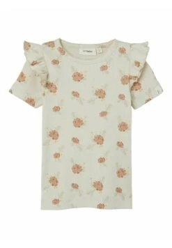 Lil Atelier Mit Kurzen Ärmeln- T-Shirt Print - Turtledove