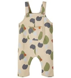 Lil Atelier Lil' Atelier Tuinbroek - NbmIlondon - White Pepper