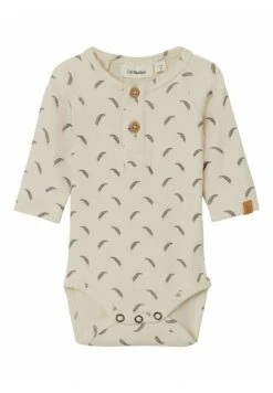 Lil Atelier Strampler Print - Body - Whitecap Gray