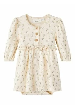 Lil Atelier Print- Jurk - Whitecap Gray