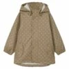 Lil Atelier Kapuzen - Regenjas - Chinchilla