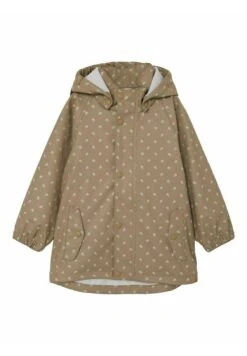 Lil Atelier Kapuzen - Regenjas - Chinchilla