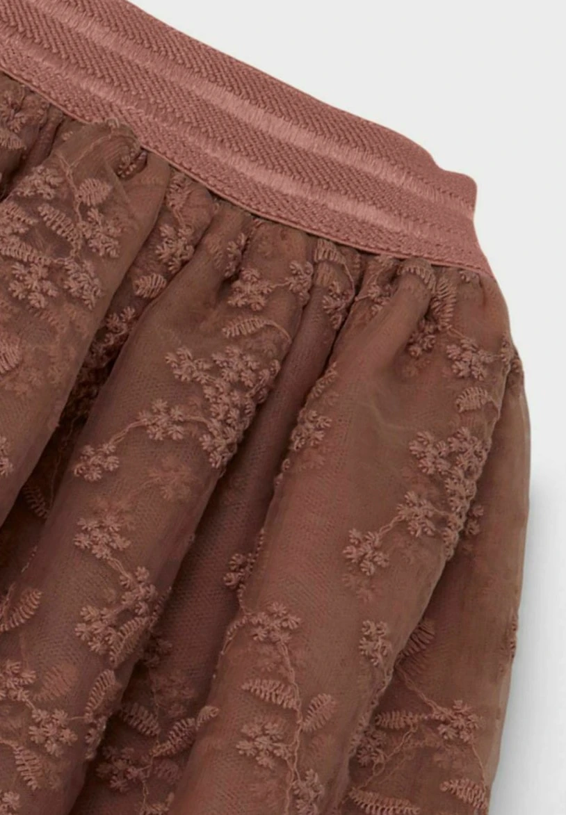 Lil Atelier Festlicher - Plooirok - Burlwood - Afbeelding 3