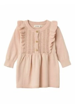 Lil Atelier Nbflara Ls Lil - Gebreide Jurk - Rose Dust