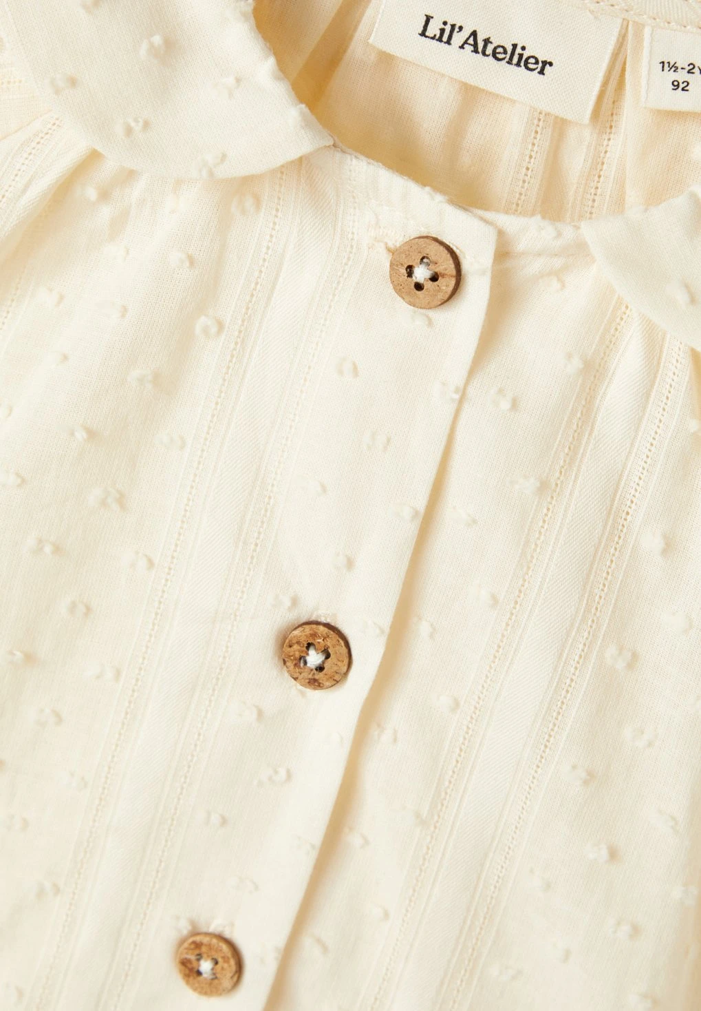 Lil Atelier Nmfdanya Ls - Overhemdblouse - Off White - Afbeelding 5