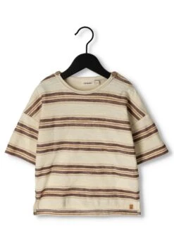 Lil Atelier Nmmdodo Ss Loose-Be - T-Shirt Print - Beige
