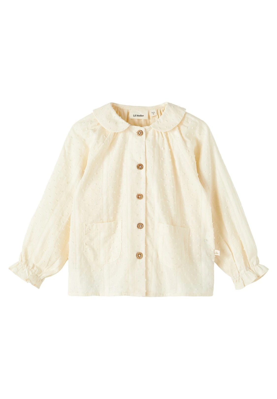 Lil Atelier Nmfdanya Ls - Overhemdblouse - Off White - Afbeelding 3