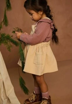 Lil Atelier Jurk - Warm Sand