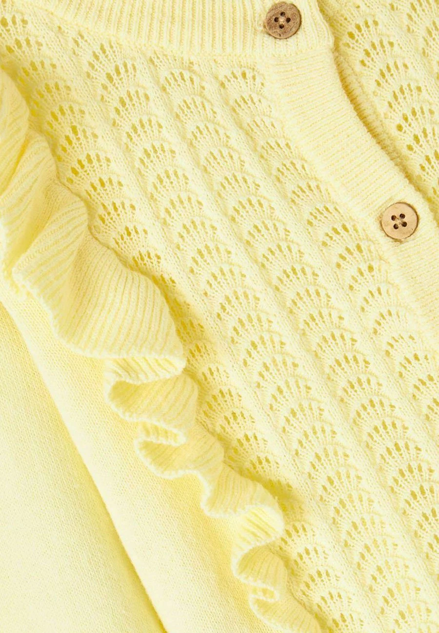 Lil Atelier Langarm - Vest - Double Cream - Afbeelding 3