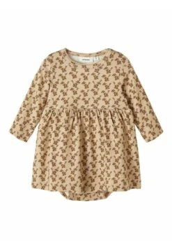 Lil Atelier Print - Jerseyjurk - Warm Sand
