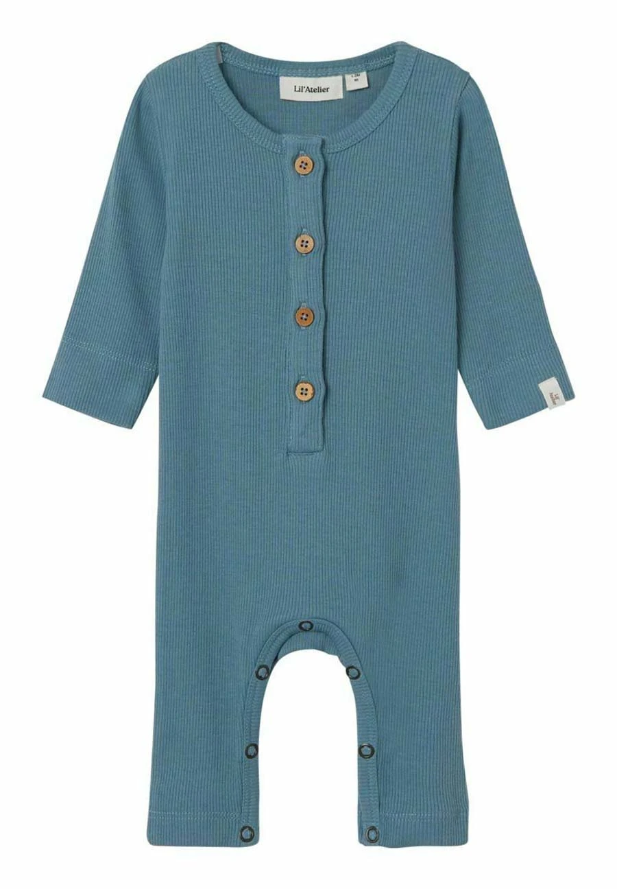 Lil Atelier Langarm - Pyjama - Smoke Blue