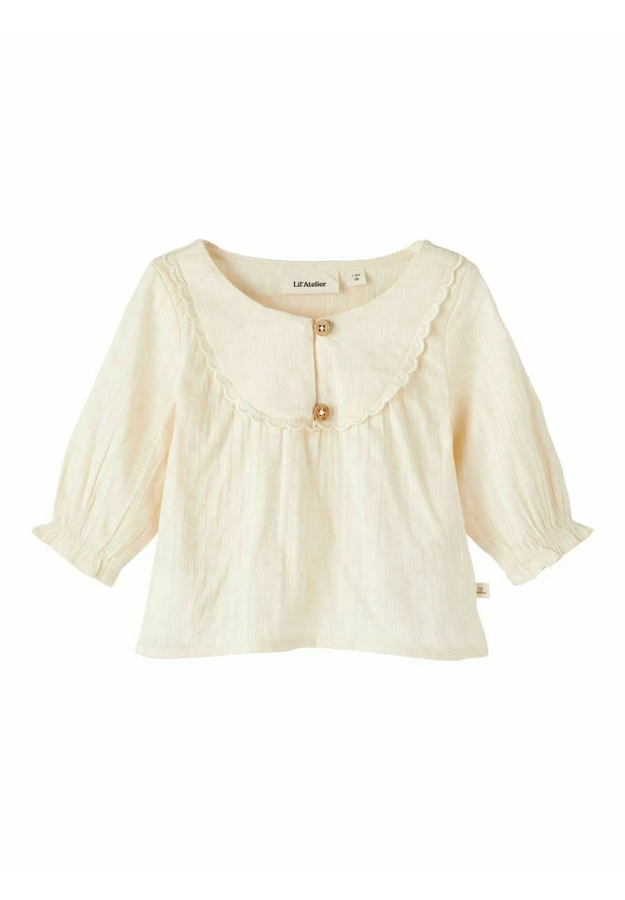 Lil Atelier Langarm - Blouse - Whitecap Gray - Afbeelding 2