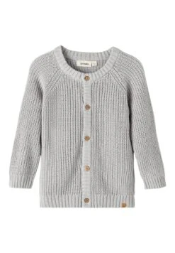 Lil Atelier Nmnemlen Ls Knit - Vest - Harbor Mist