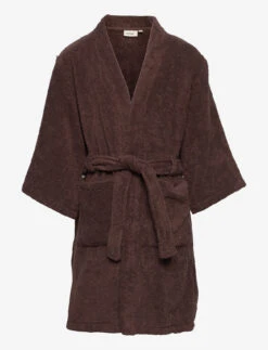 Lil Atelier NMNRONO TERRY BATHROBE - CHESTNUT