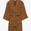 Lil Atelier NMNRONO TERRY BATHROBE - GOLDEN BROWN