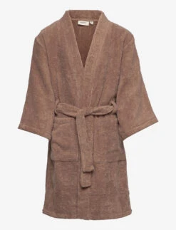 Lil Atelier NMNRONO TERRY BATHROBE - WOODSMOKE