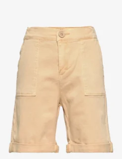 Lil Atelier NMMDANGO TWIETAZZAS LOOSE SHORTS LIL - CROISSANT