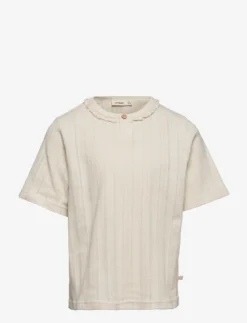 Lil Atelier NMFSAFRAN SS LOOSE TOP LIL - TURTLEDOVE