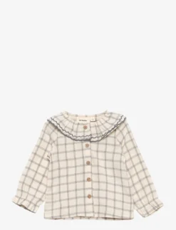 Lil Atelier NBFLANYA LS LOOSE SHIRT LIL - TURTLEDOVE