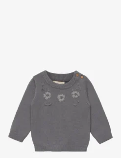 Lil Atelier NBFEDEL LS KNIT AU LIL - QUIET SHADE